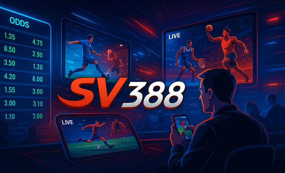 Cá cược thể thao SV388: Giới thiệu, Trò chơi, Điểm nổi bật, Kèo cược và Cách đặt cược